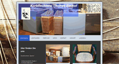 Desktop Screenshot of korbflechterei-backof.de